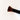 a black makeup brush with brown bristles that come to a flat, blunt shape on top. The bristles are medium to dense packed.